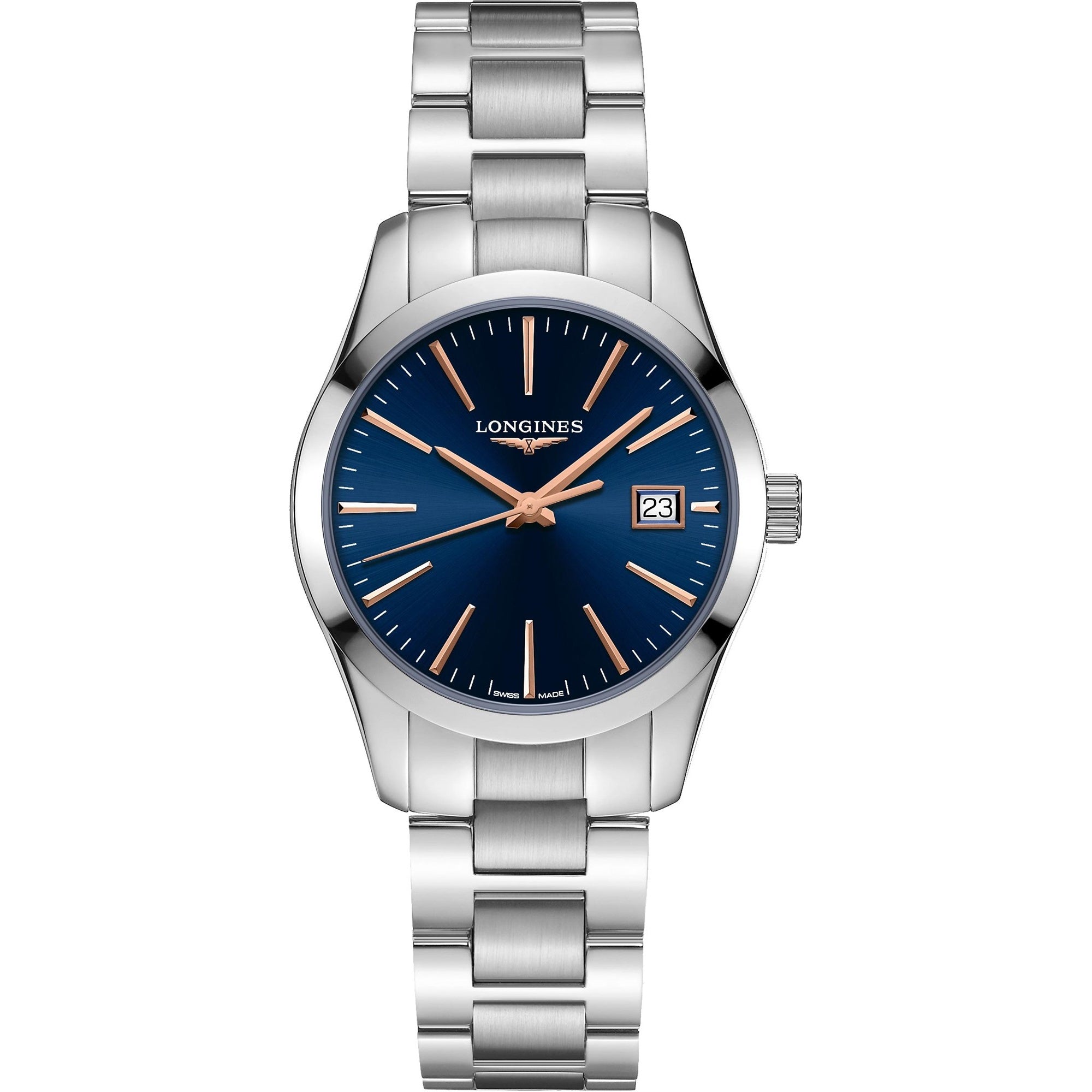 【Super Clone】Longines Women's L2.386.4.92.6 Conquest Stainless Steel Watch