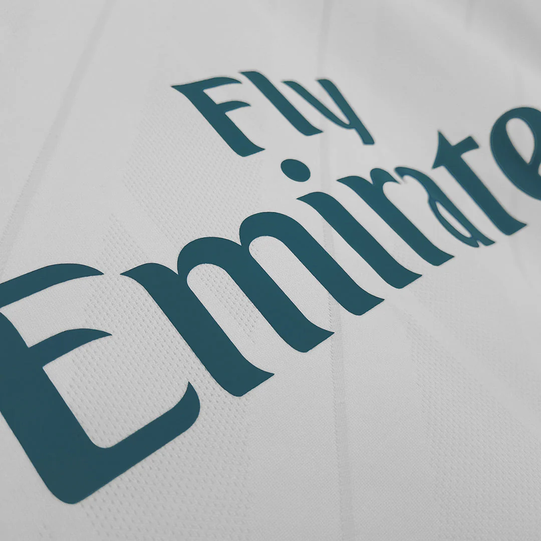 SERGIO RAMOS #4 Retro 2017/18 Real Madrid Home Long Sleeve Soccer Jersey