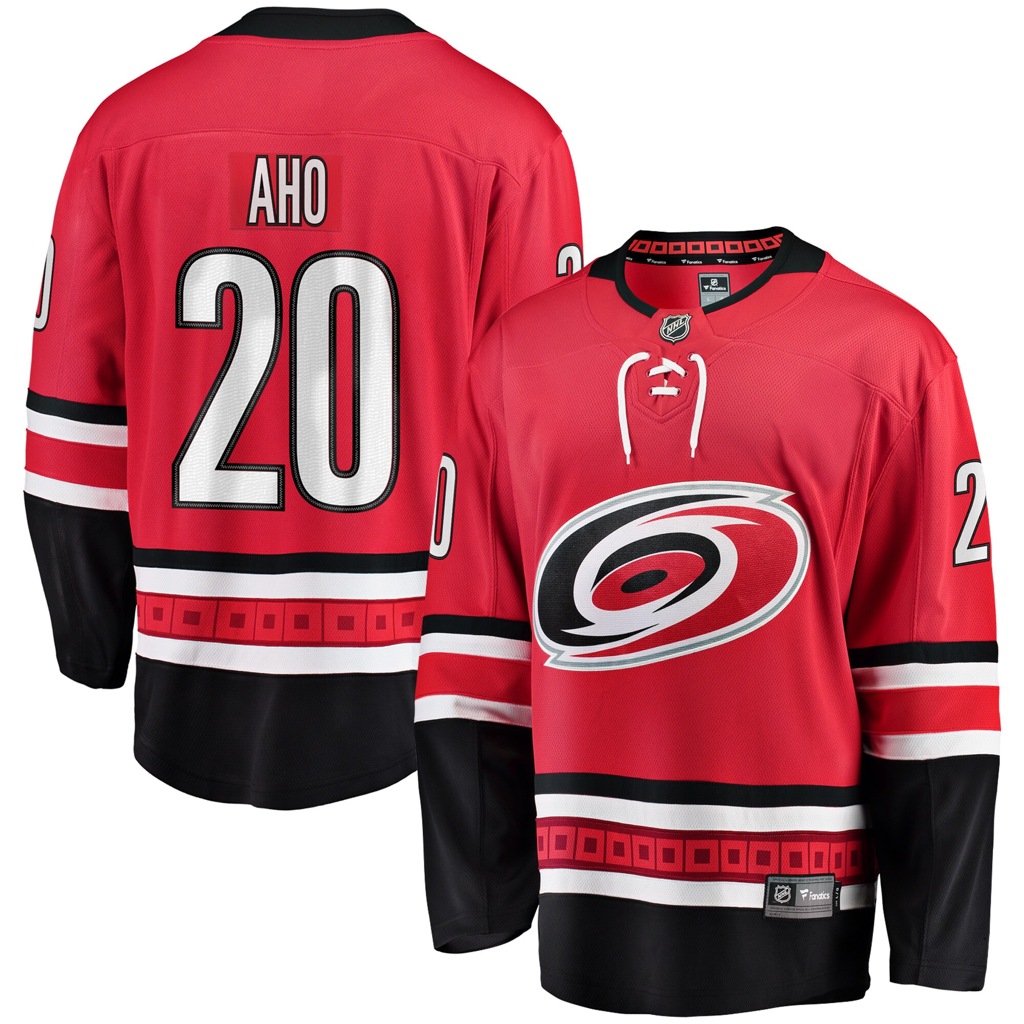 Sebastian Aho Carolina Hurricanes Fanatics Alternate Breakaway Player Jersey – Red