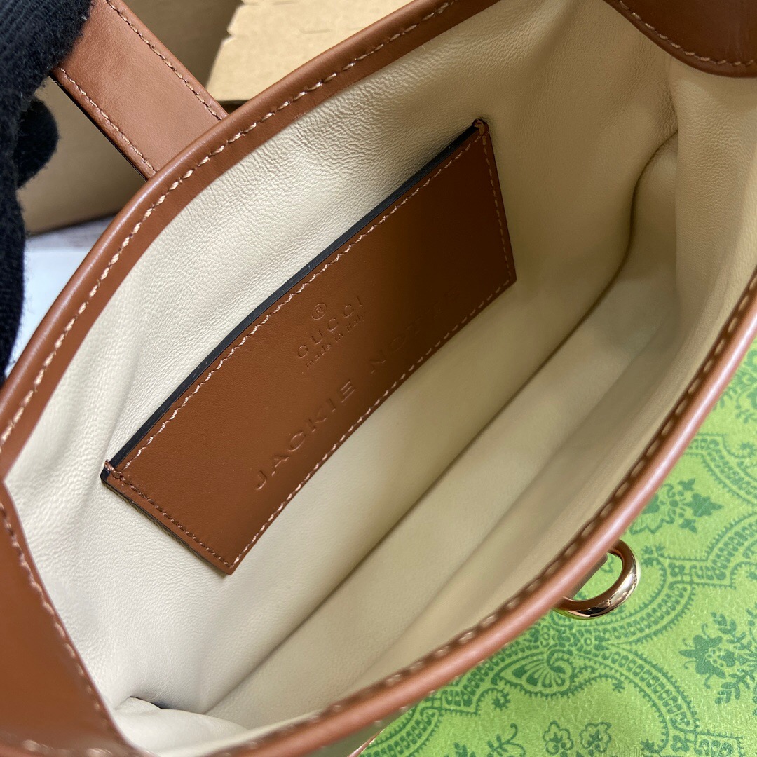 Gucci Jackie 1961 Mini Hobo Bag Brown 19cm