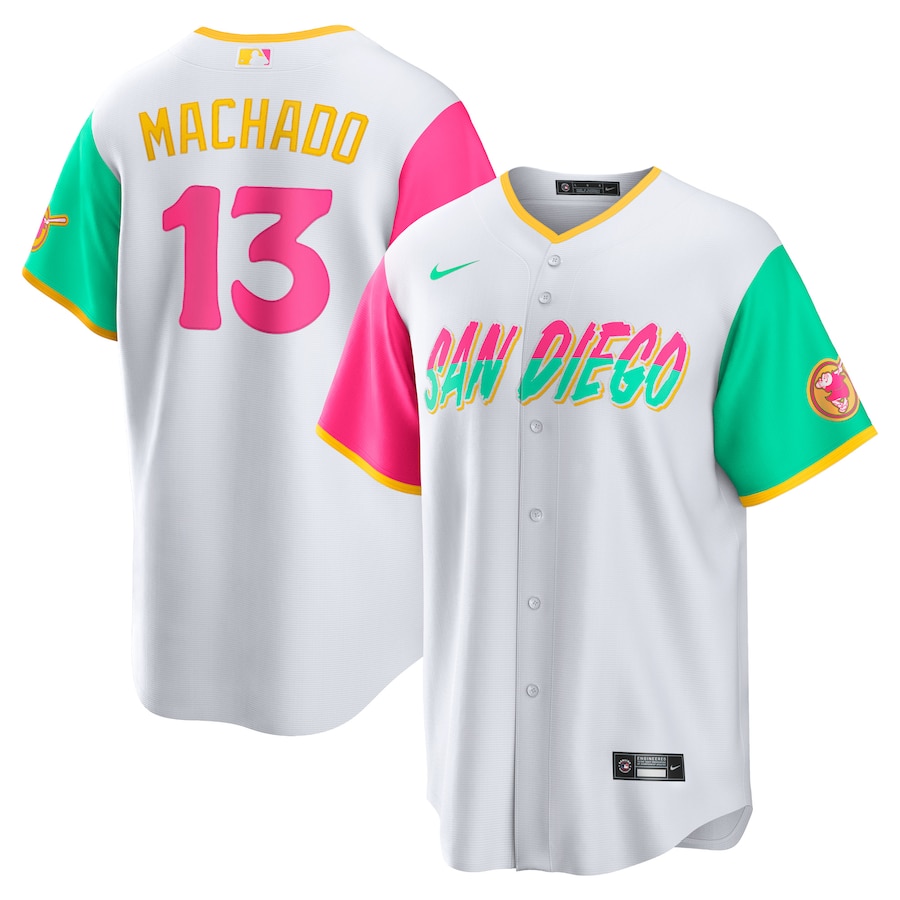 Manny Machado San Diego Padres City Connect Player Jersey White