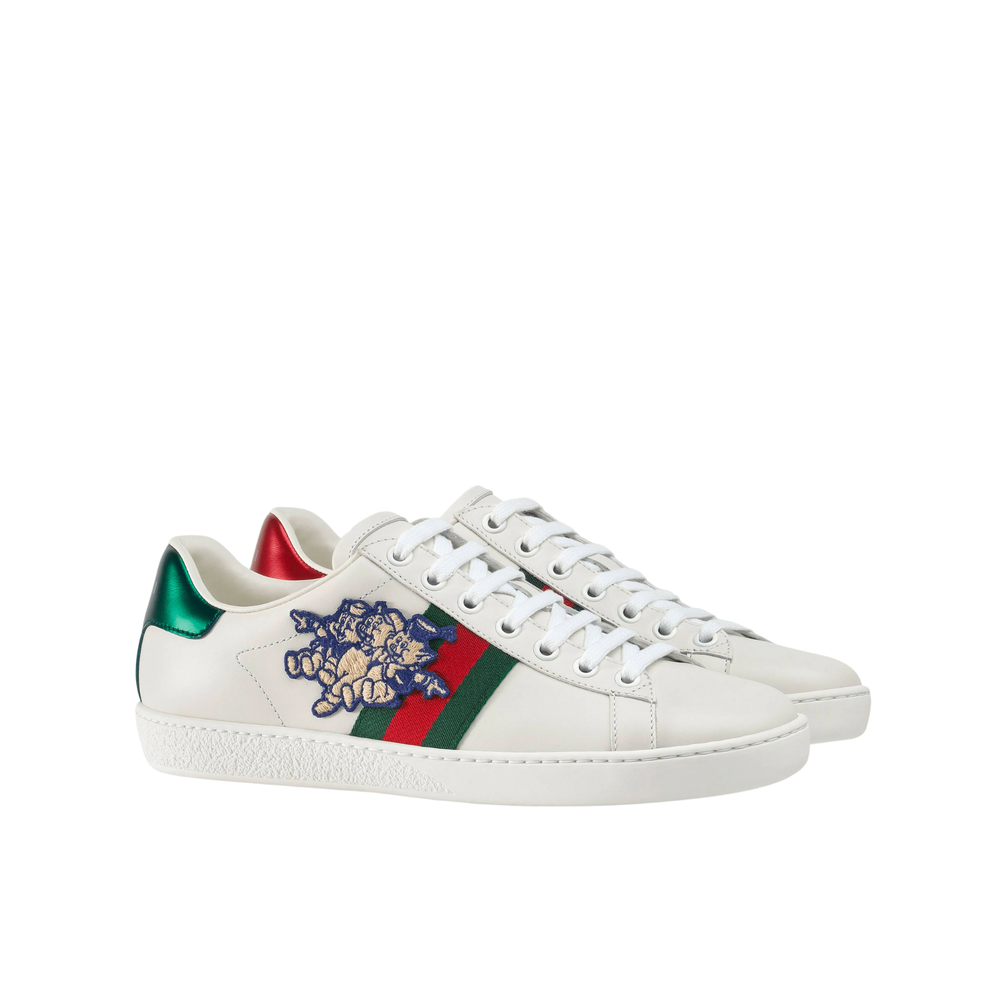 Gucci Women’S Ace Sneaker With Three Little Pig