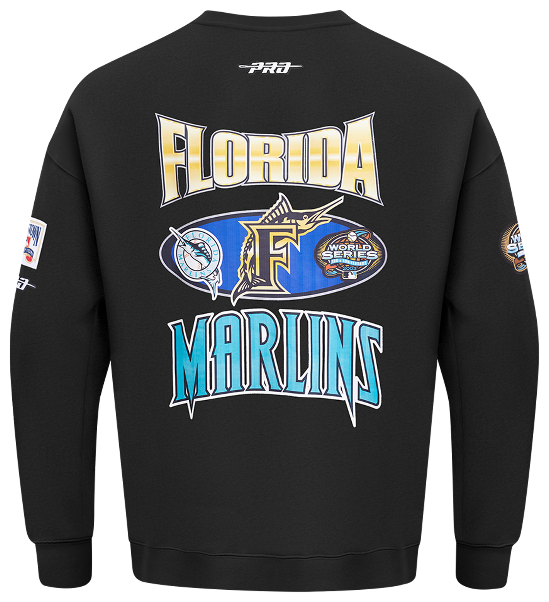 Pro Standard Marlins Champs Drop Shoulder Crew