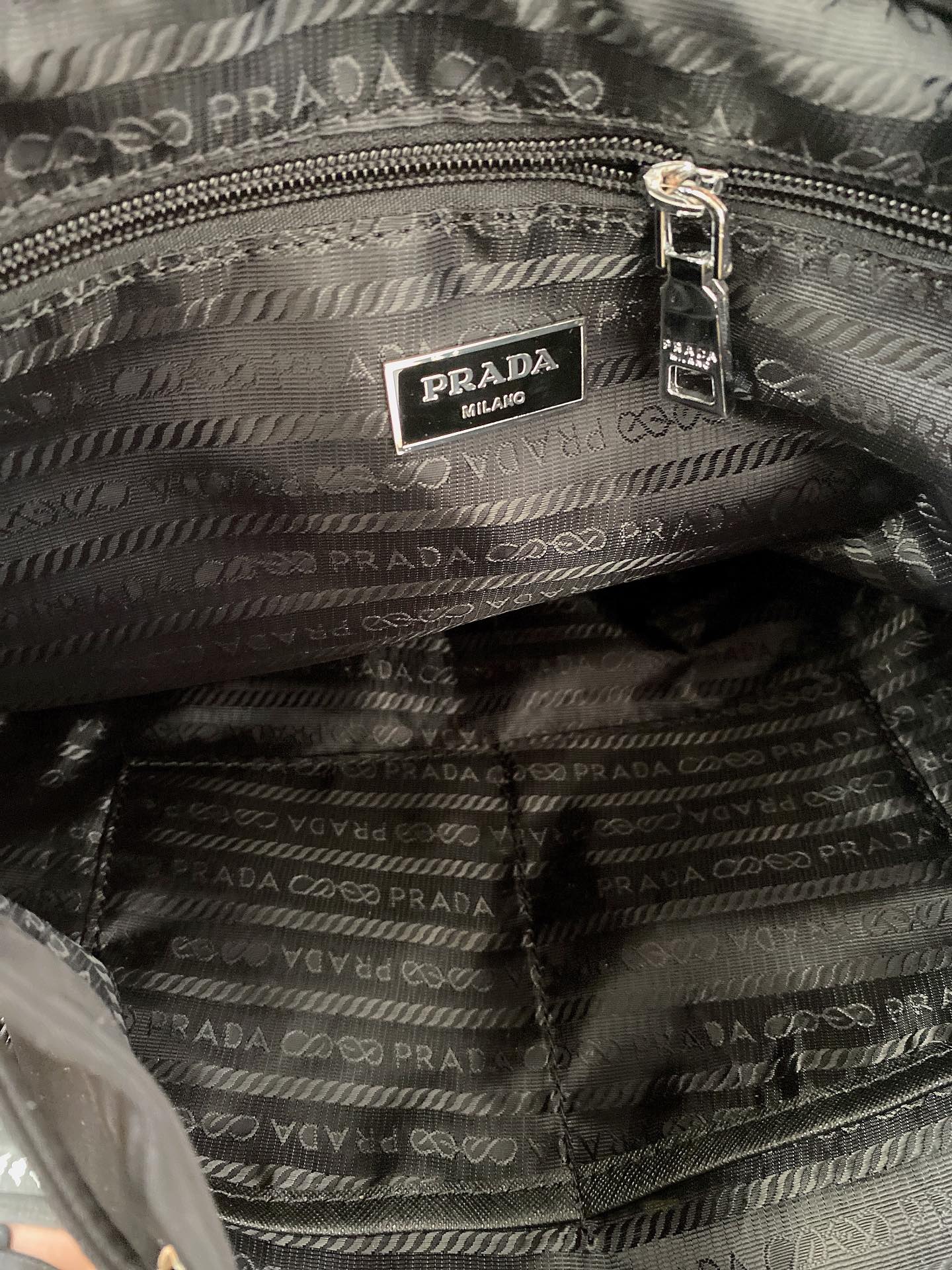 Prada Re-Nylon Medium Backpack Black