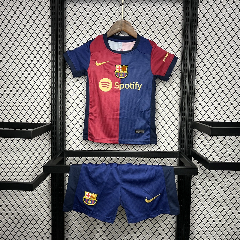 2024-25 Barcelona Home KIDS jersey