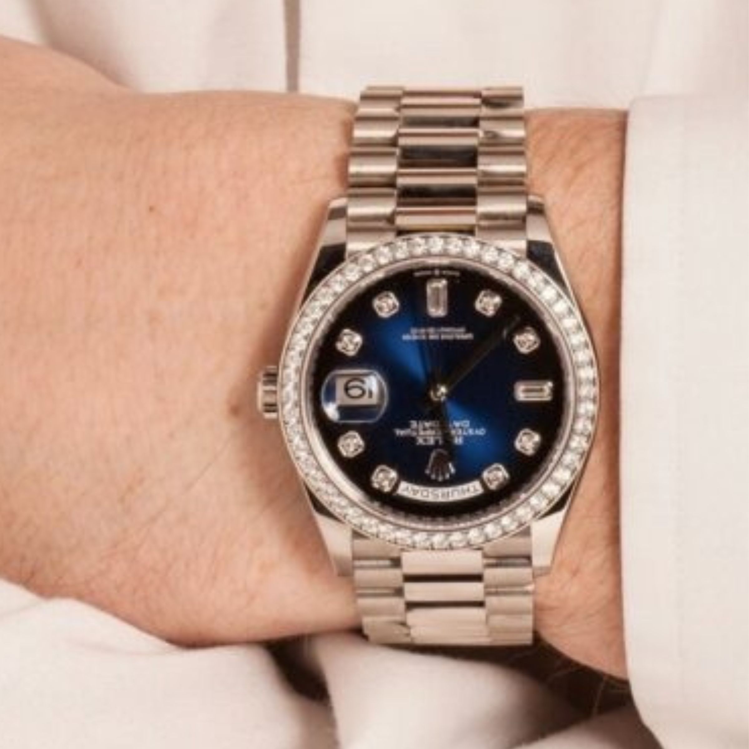 [Superclone] Rolex Day-Date 40mm Blue Ombré Dial President 228396TBR