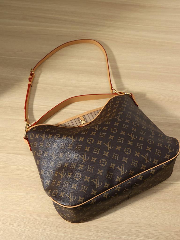 Louis Vuitton Delightful Monogram Bag Brown 40Cm M40352