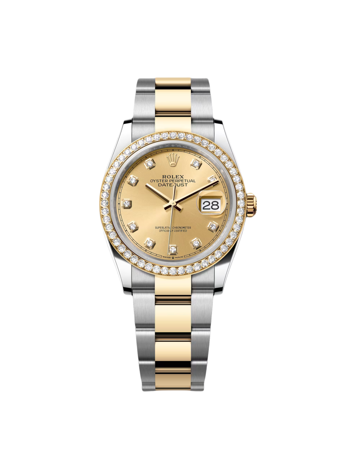 Rolex  Datejust 126283RBR Champagne 36mm Dial