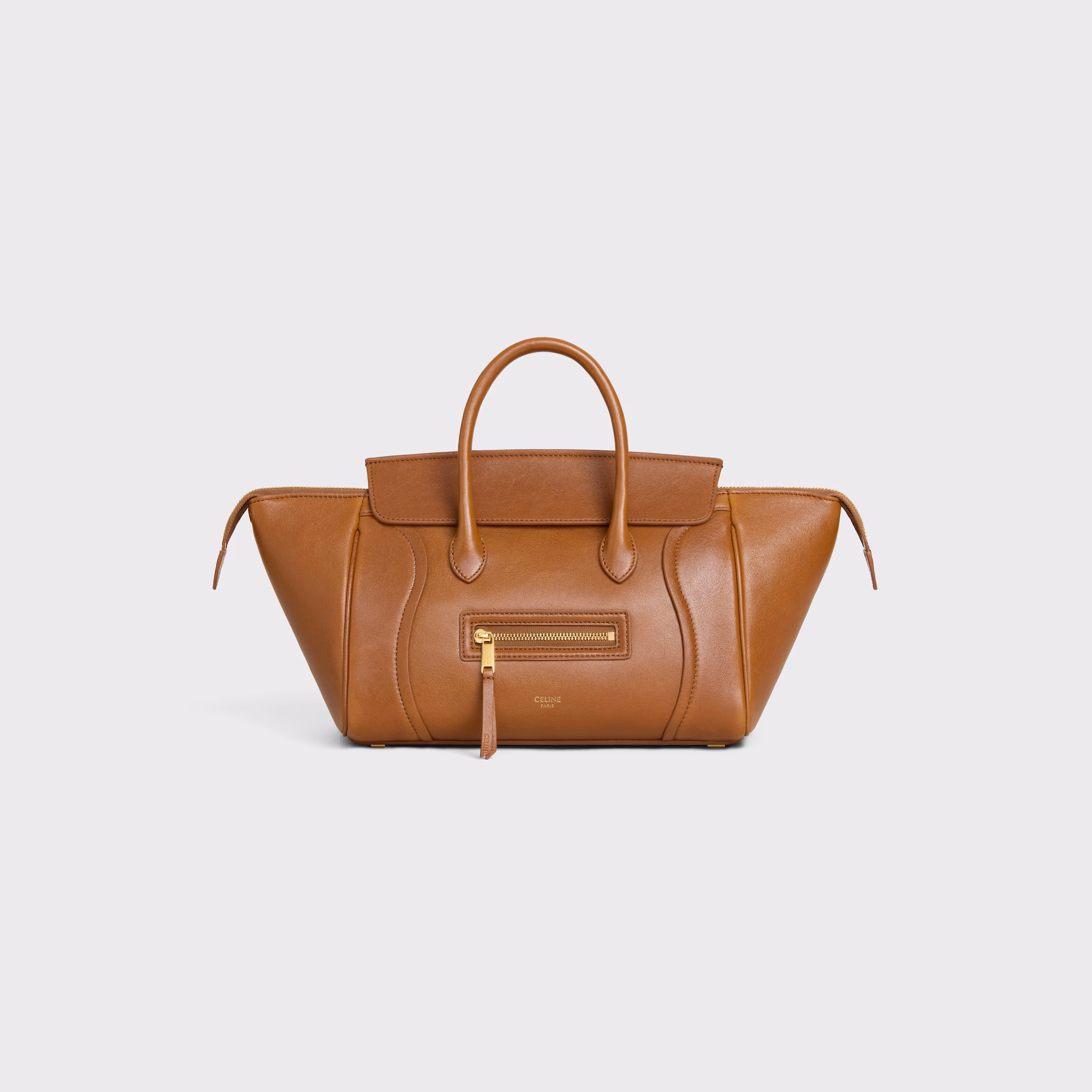 Celine SMALL NEW LUGGAGE IN SUPPLE SHINY LAMBSKIN