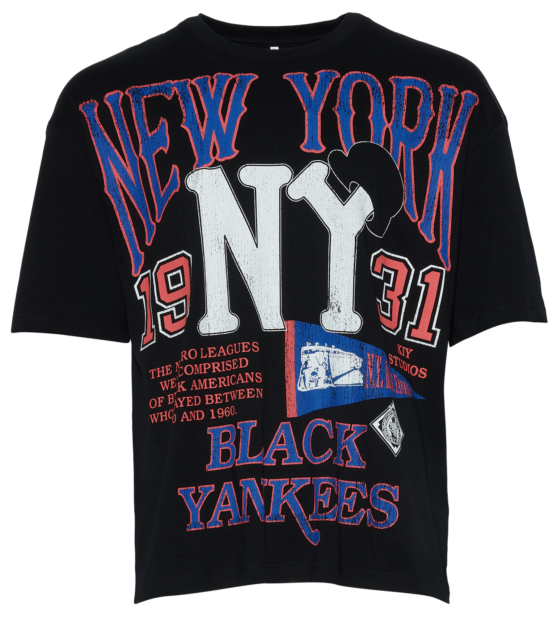 BY KIY Black Yankees NLBM T-Shirt