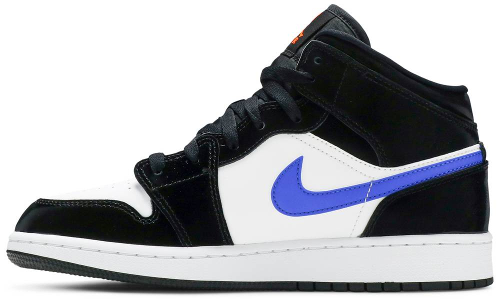 Air Jordan 1 Mid GS Black Racer Blue 554725-084