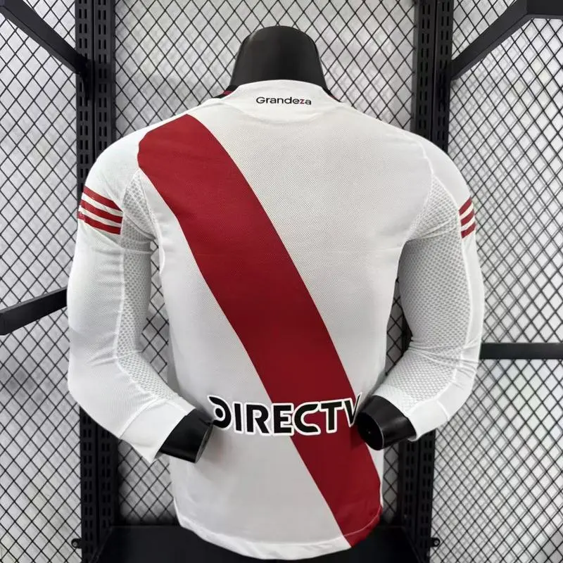 Player 2025-26 River Plate Home Long Sleev Football jersey