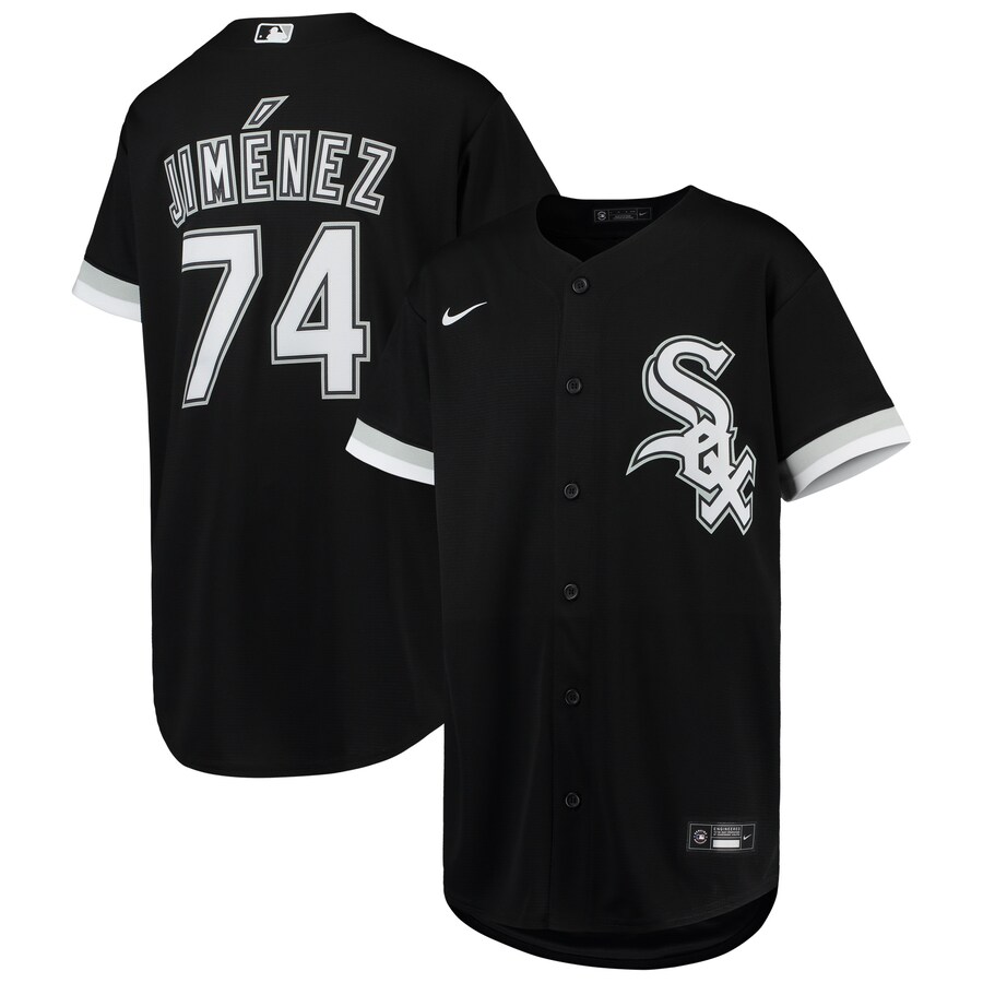 Eloy Jimenez Chicago White Sox Youth Alternate Player Jersey Black