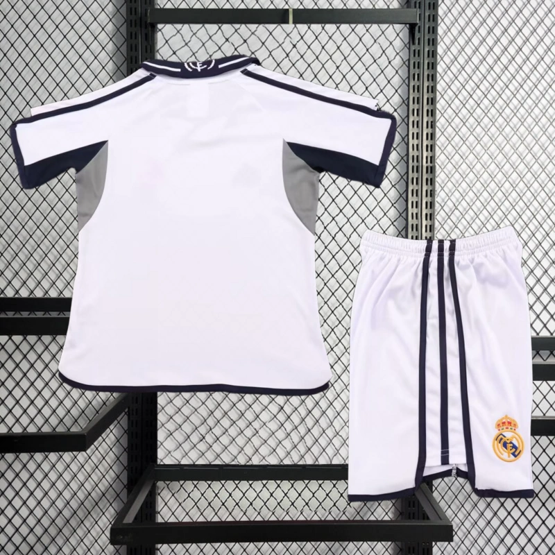 Retro kids 2000-01 KIDS Real Madrid Home Football jersey retro