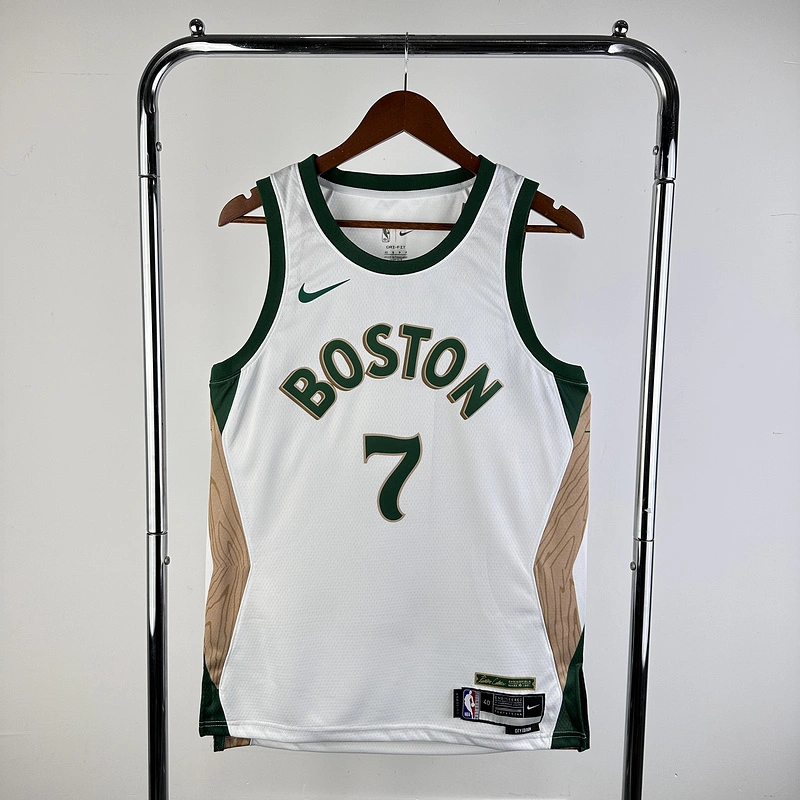 2024 NBA Boston Celtics 7 BROWN Basketball Jersey
