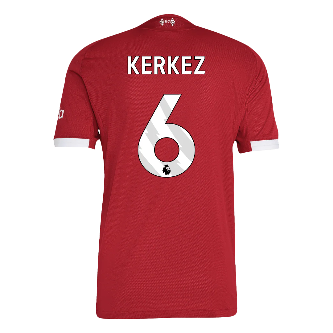 KERKEZ #6 Liverpool Home Player Version Soccer Jersey 2025/26