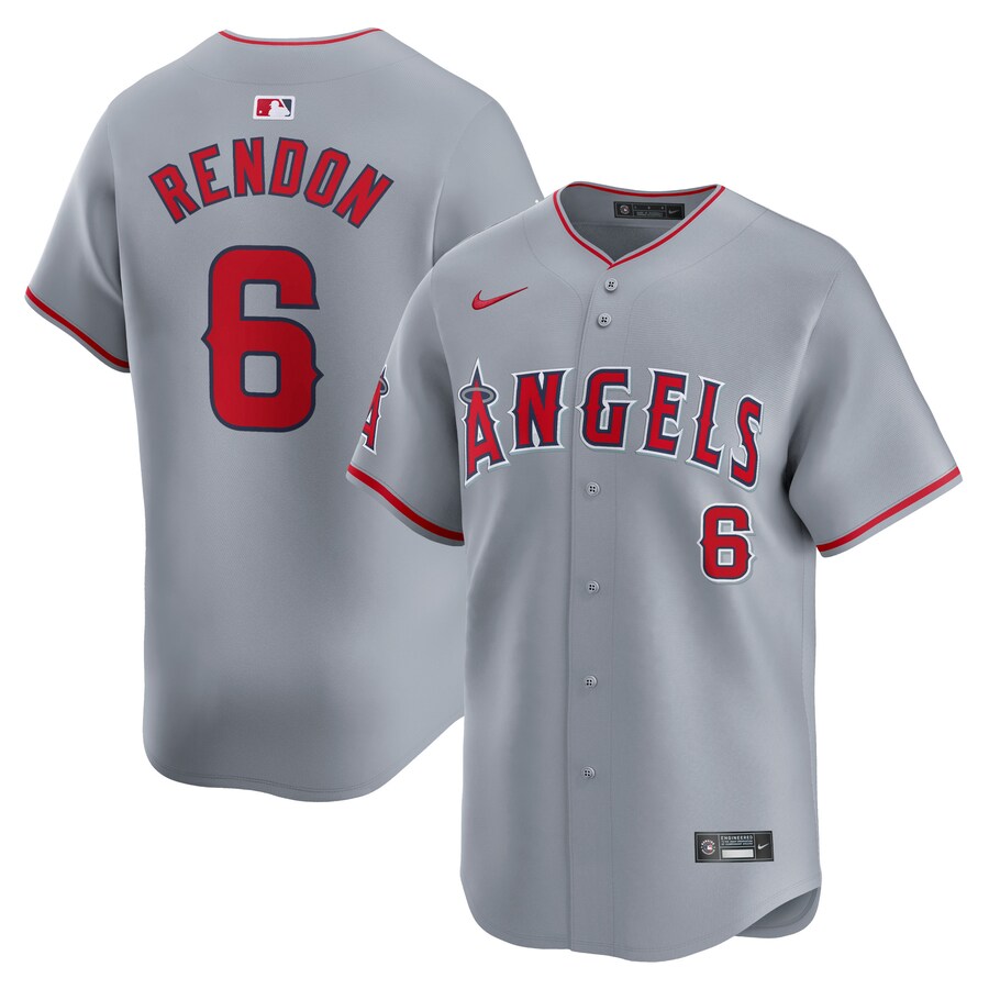 Anthony Rendon Los Angeles Angels Away Limited Player Jersey Gray