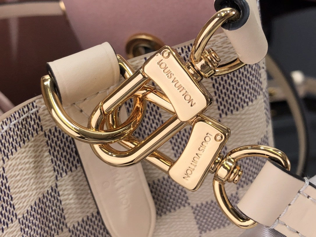 Louis Vuitton Damier Azur N Ono  Bb Bucket 20Cm