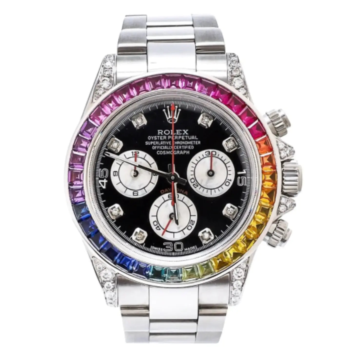 Rolex Cosmograph Daytona 116599 RBOW Diamond Silver Stainless Steel 40mm