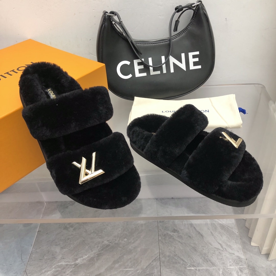 Louis Vuitton Lv Sunset Comfort Flat Mule Black