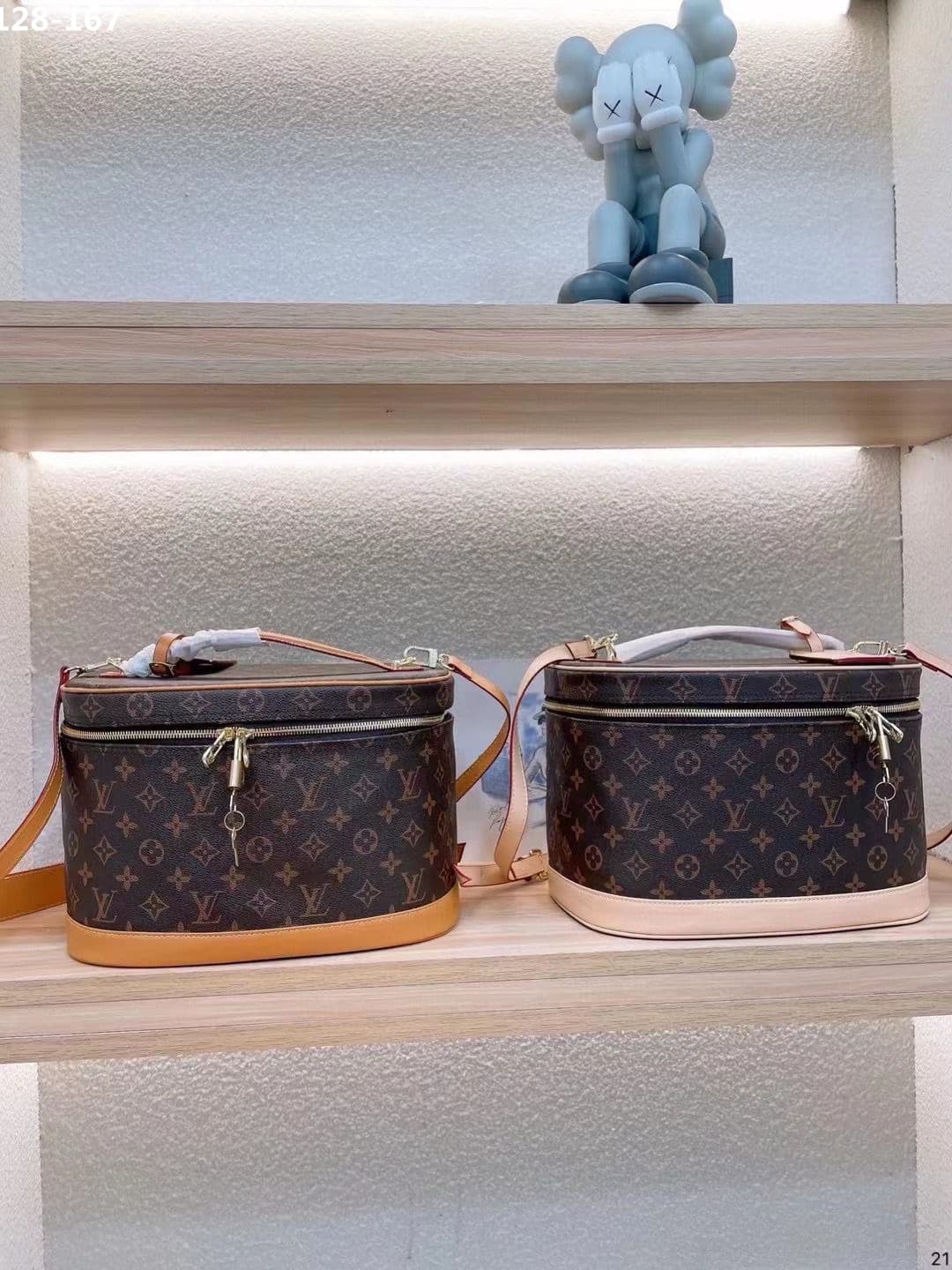 Louis Vuitton Nice Vanity Monogram Brown And Beige 24Cm M44935