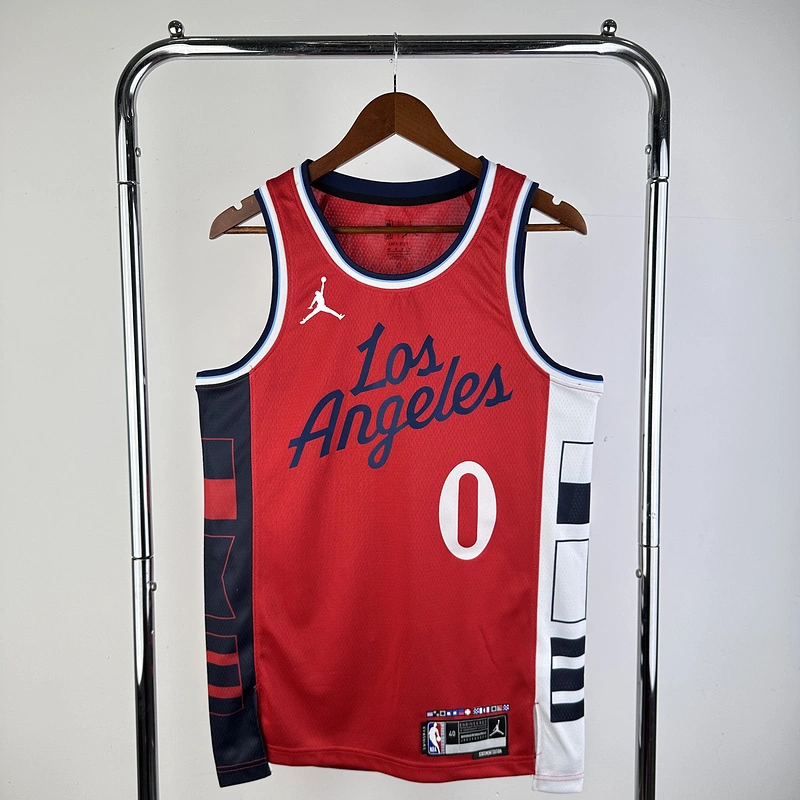 2025 NBA LA Clippers 0 WESTBROOK Basketball Jersey