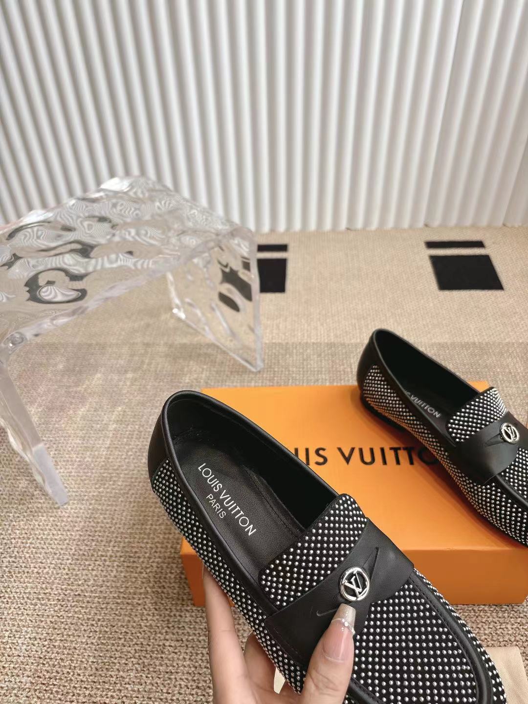 Louis Vuitton Soho Flat Loafer Black