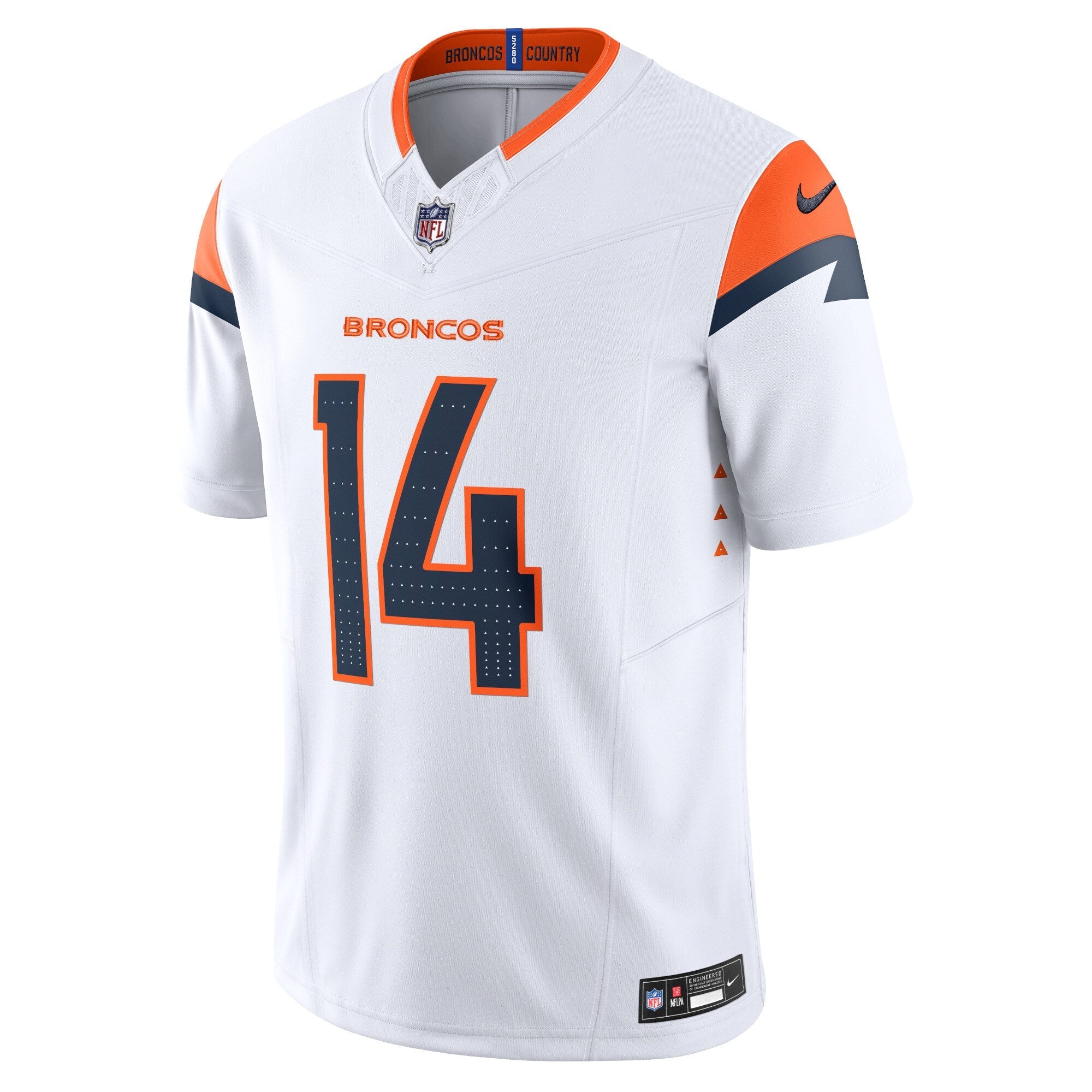 Courtland Sutton Denver Broncos Nike Mile High Collection Vapor F.U.S.E. Limited Jersey - White