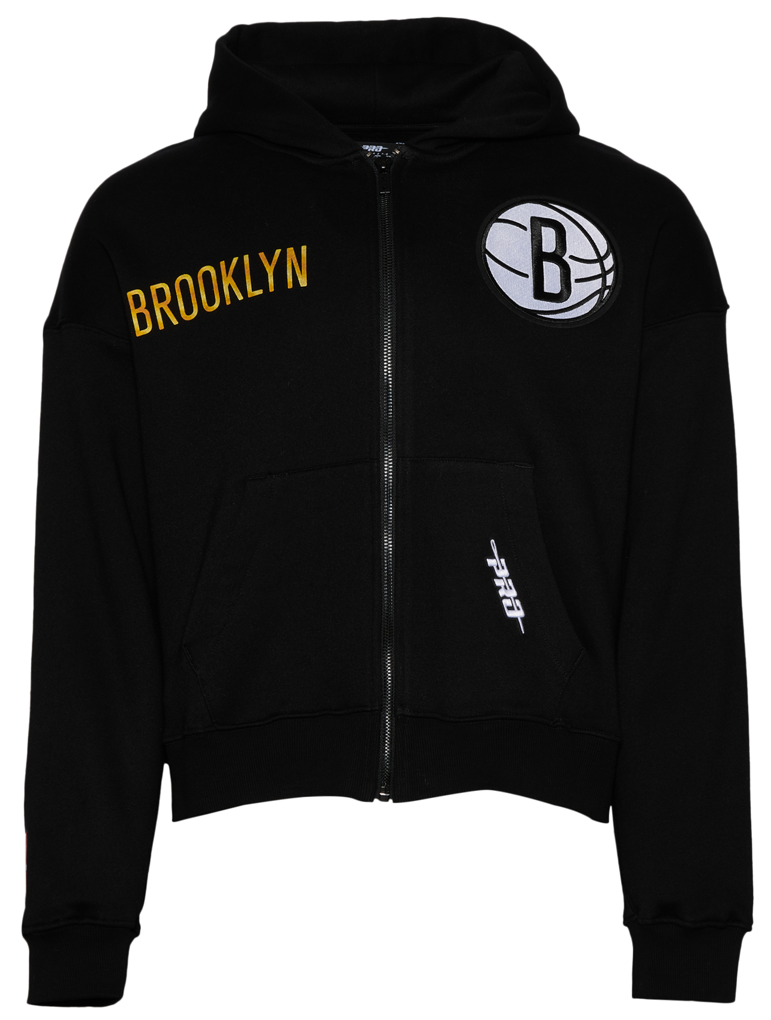 Pro Standard Nets Gold Hoops Pro Full-Zip Hoodie