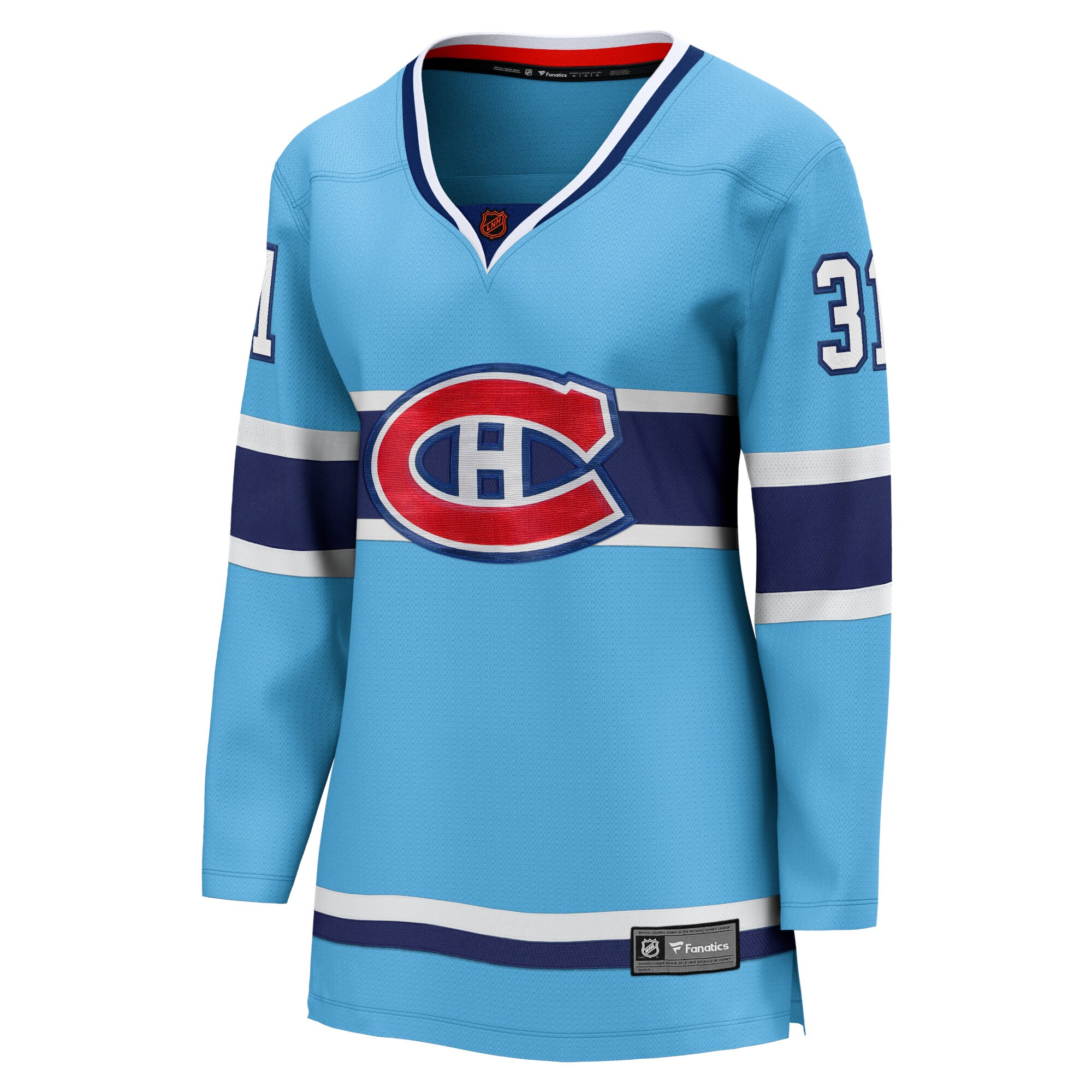 Carey Price Montreal Canadiens Fanatics Women’s Special Edition 2.0 Breakaway Player Jersey – Light Blue