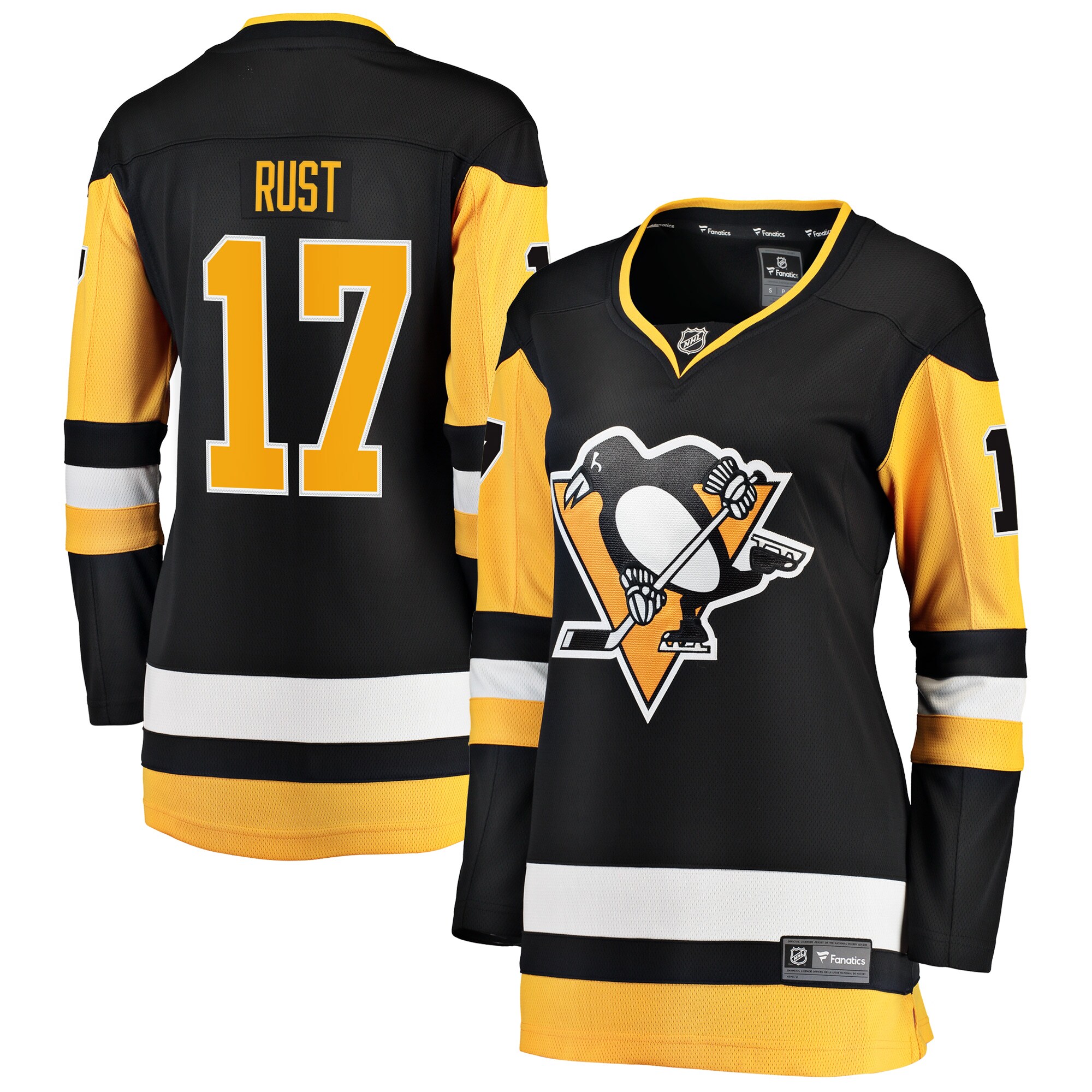 Bryan Rust Pittsburgh Penguins Fanatics Women’s Premier Breakaway Player Jersey – Black
