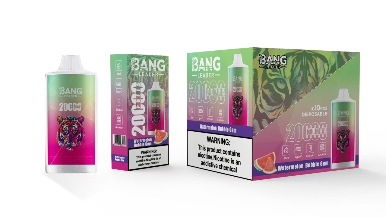 Bang Leader 20K Puffs 2-in-1 Prefilled Vape | Dual Flavor, Rechargeable