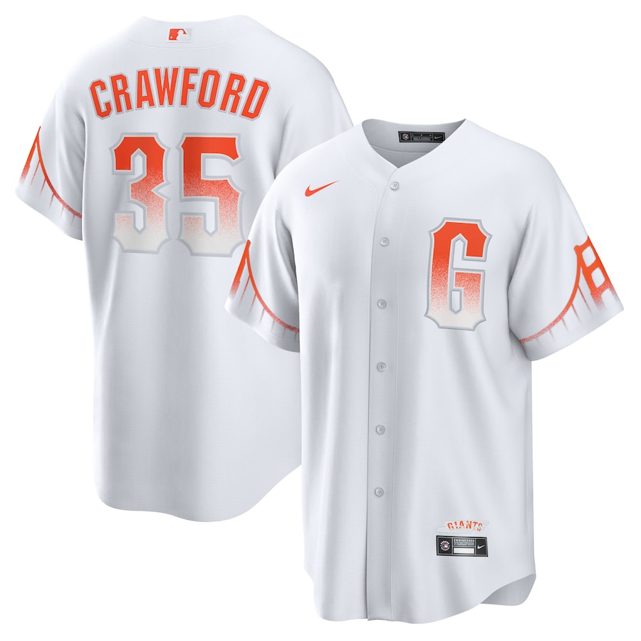 Brandon Crawford San Francisco Giants City Connect Player Jersey White