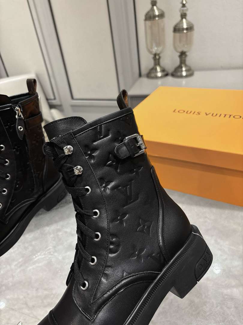Louis Vuitton Citizen Flat Ranger Boot Monogram Black 1Aday2