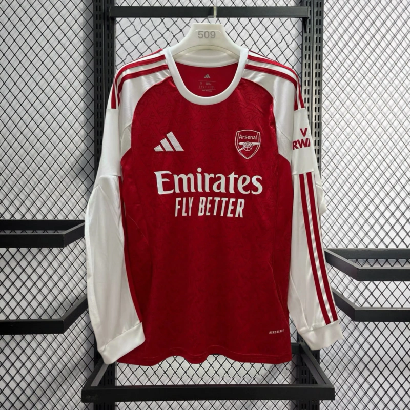 2025-26 Arsenal Home Long sleeve Football jersey