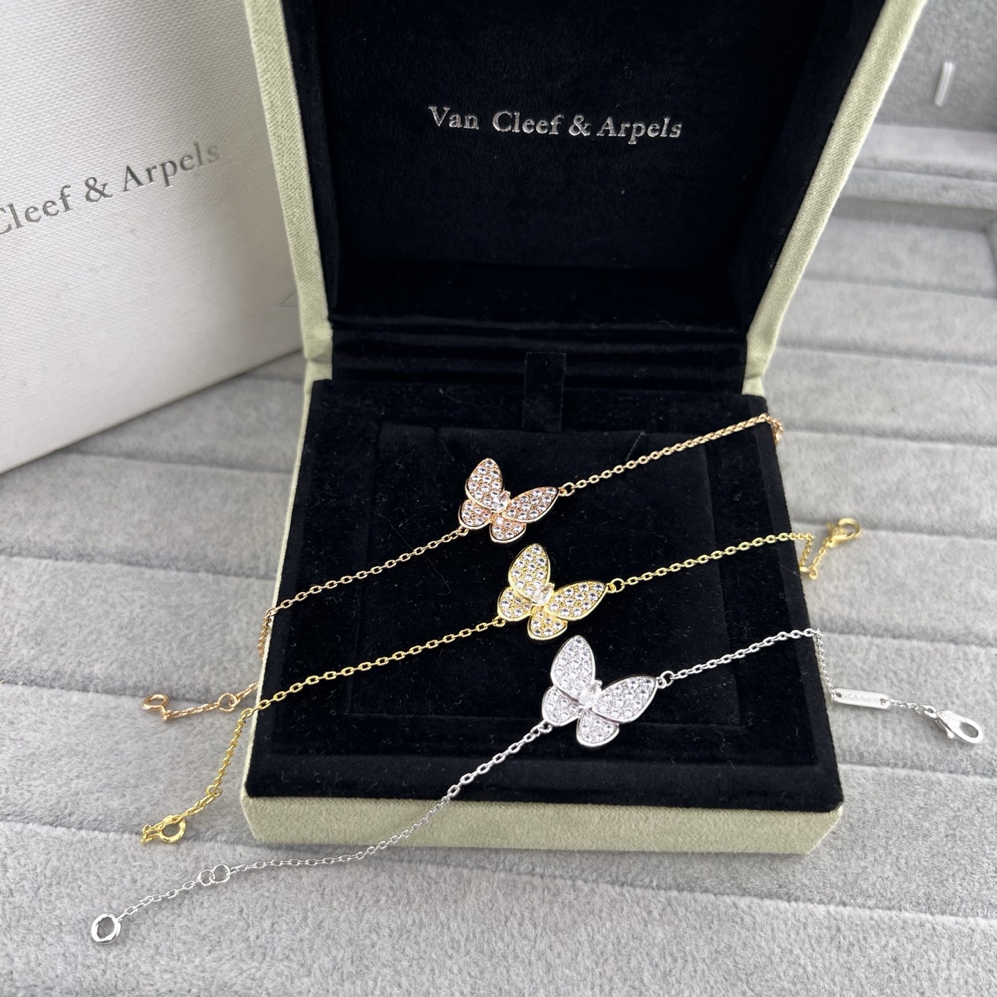 Butterfly full diamond bracelet