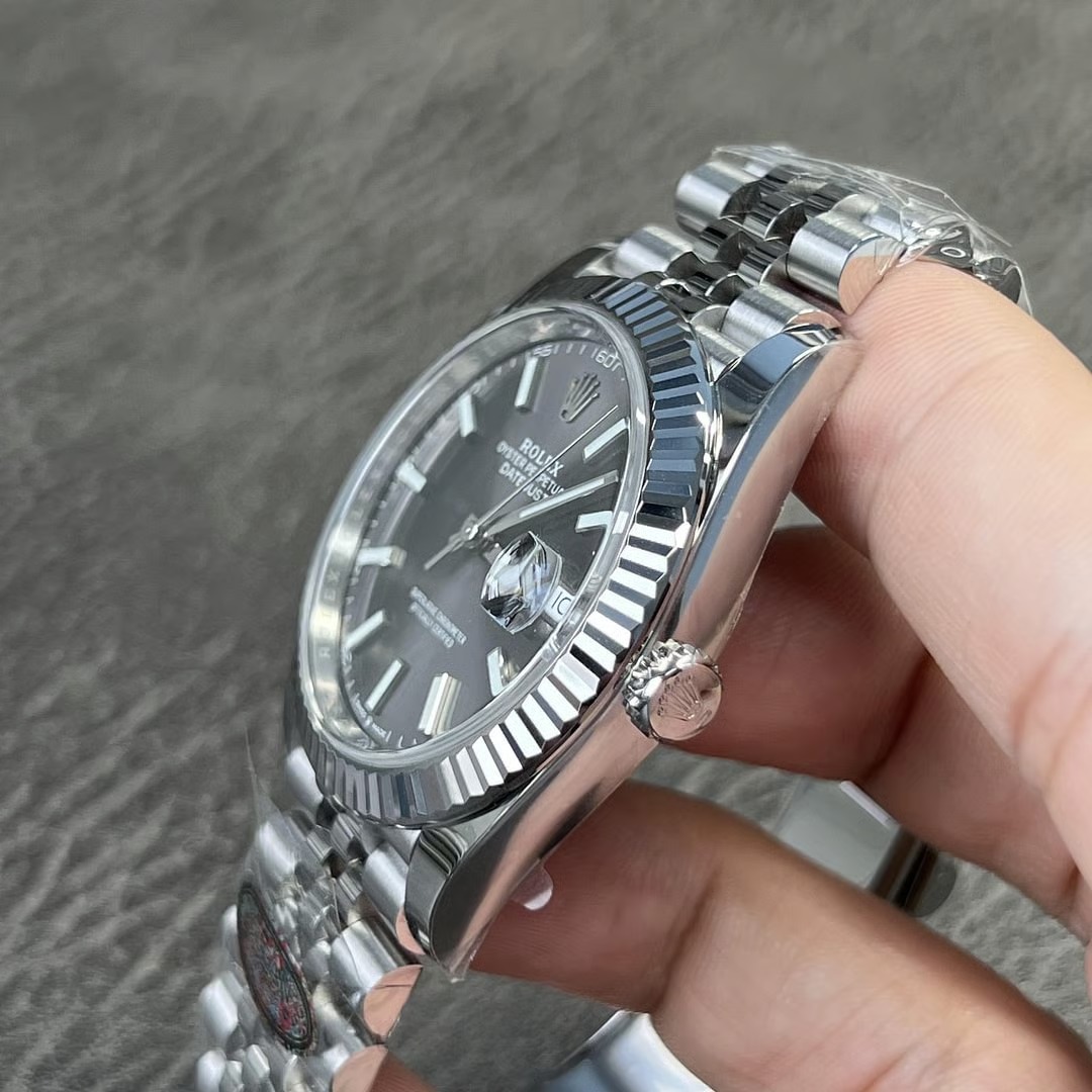 [SUPER CLONE] Rolex Datejust 41mm Rhodium Dial 126334 Jubilee
