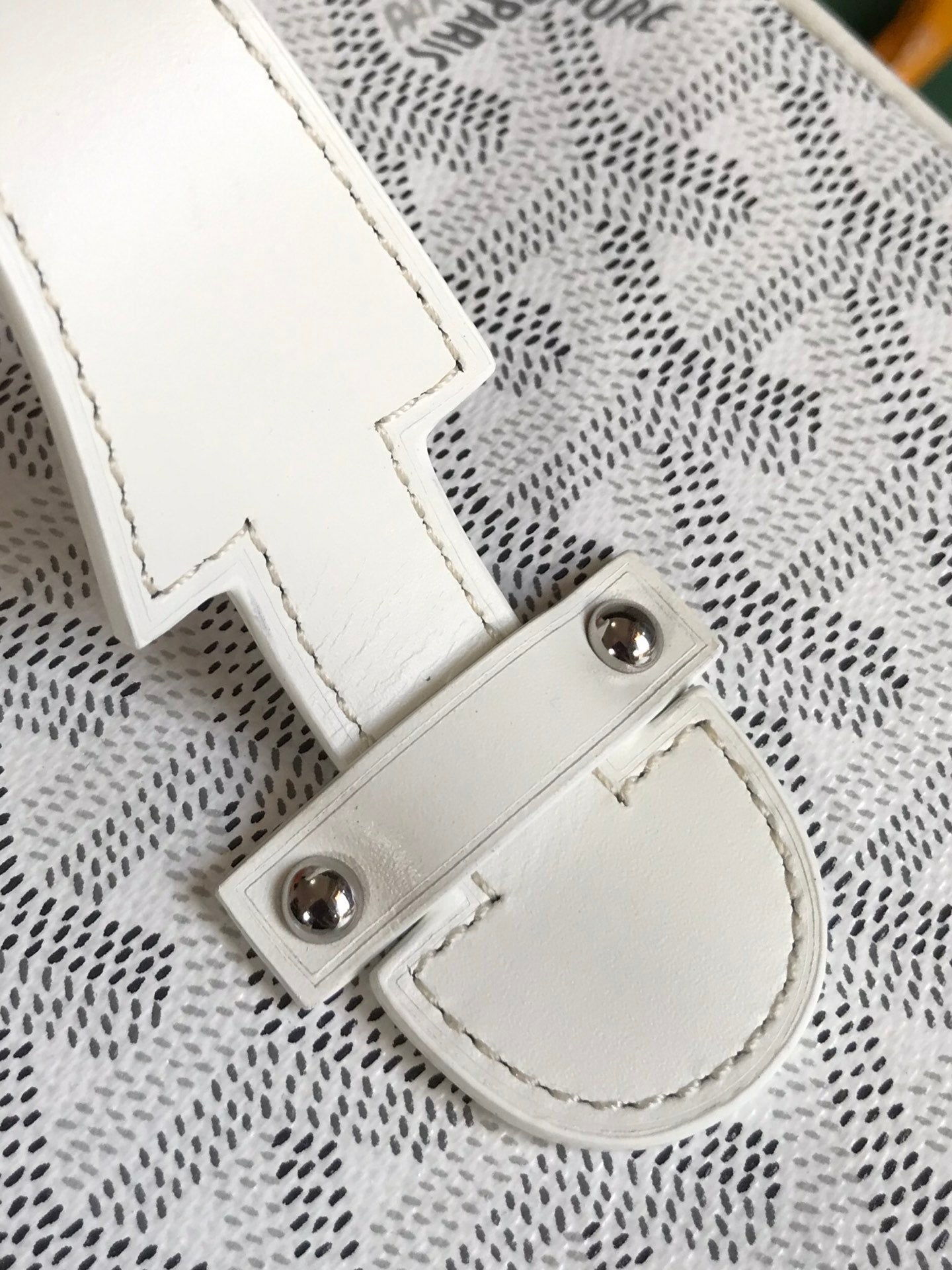Goyard Muse Vanity Case 20 Cm White Goyardine Canvas