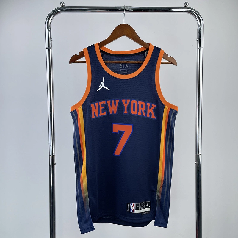 2023 New York Knicks 7 ANTHONY Basketball Jersey