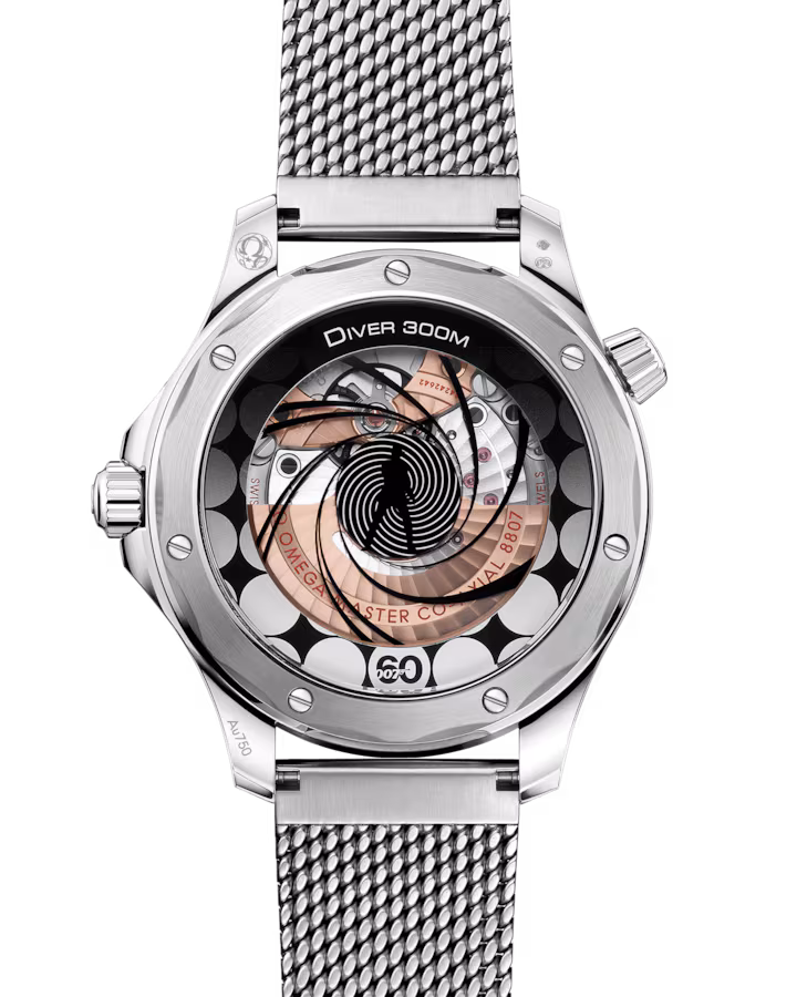 Omega Seamaster Diver 300M 42mm Grey Dial with Diamonds Canopus Gold™ Bracelet 210.55.42.20.99.001