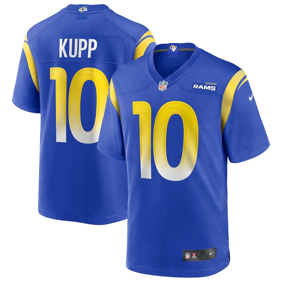 Cooper Kupp 10 Los Angeles Rams Men Game Jersey - Royal