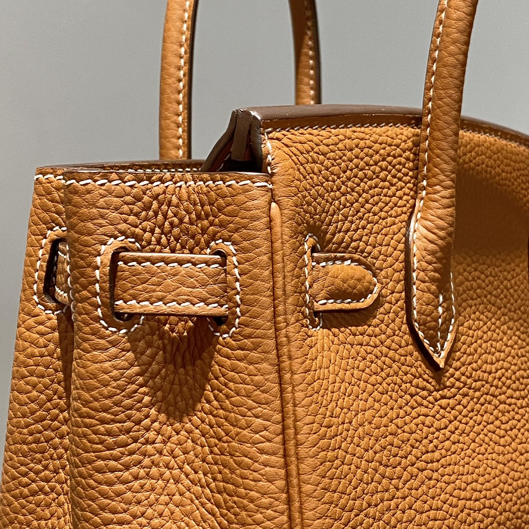 Hermes Birkin 20Cm Gold Togo Leather Gold Hardware