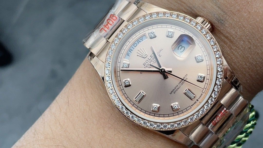 [Superclone] Rolex Day-Date 36mm Rosé – Colour Dial President 128345RBR