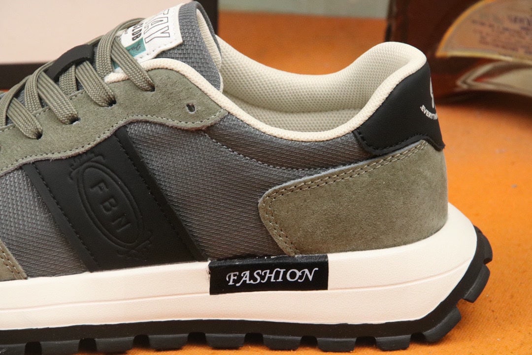 Gucci Men’S Sneaker Low Top Grey And Green