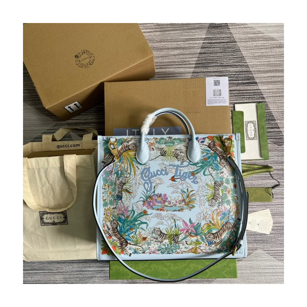 Gucci Tiger Medium Tote Bag