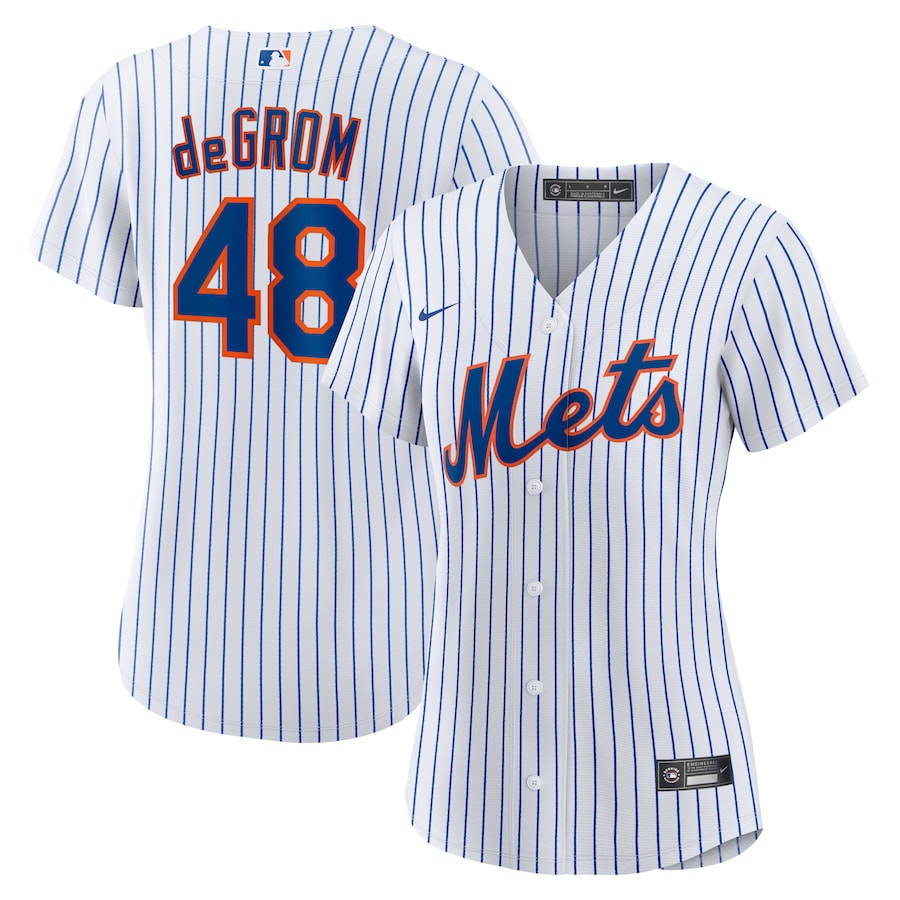 Jacob deGrom New York Mets Women's Home Player Jersey White