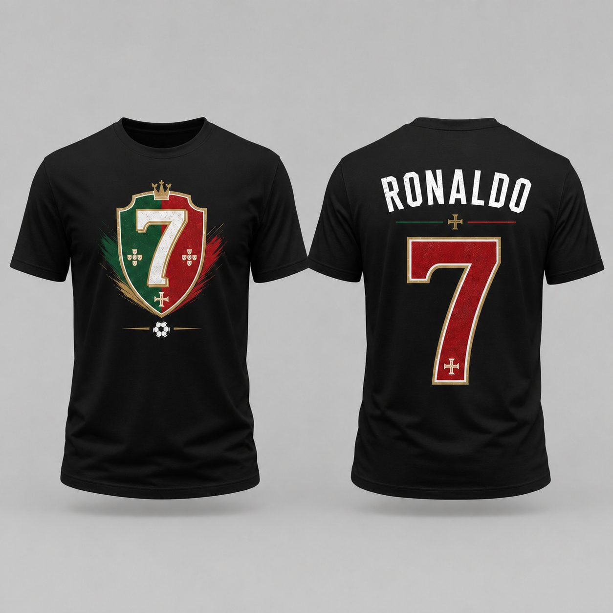 Cristiano Ronaldo Number Pure Cotton T-Shirt – Limited-Time Offer