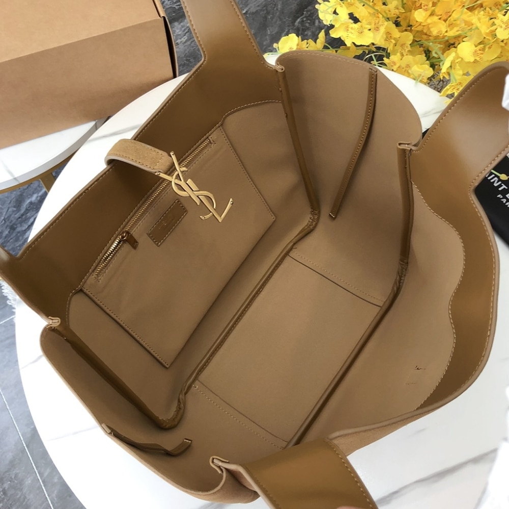 Saint Laurent Le 5 A 7 Bea In Suede Golden Leaf 55Cm