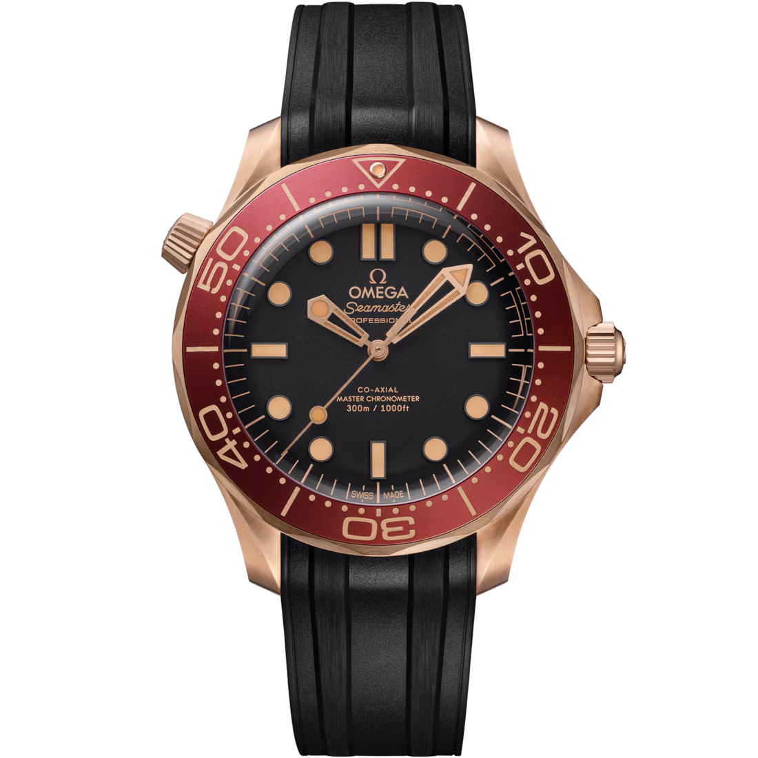 Omega Seamaster Diver Bronze Gold Men's Watch 42mm 210.92.42.20.01.003