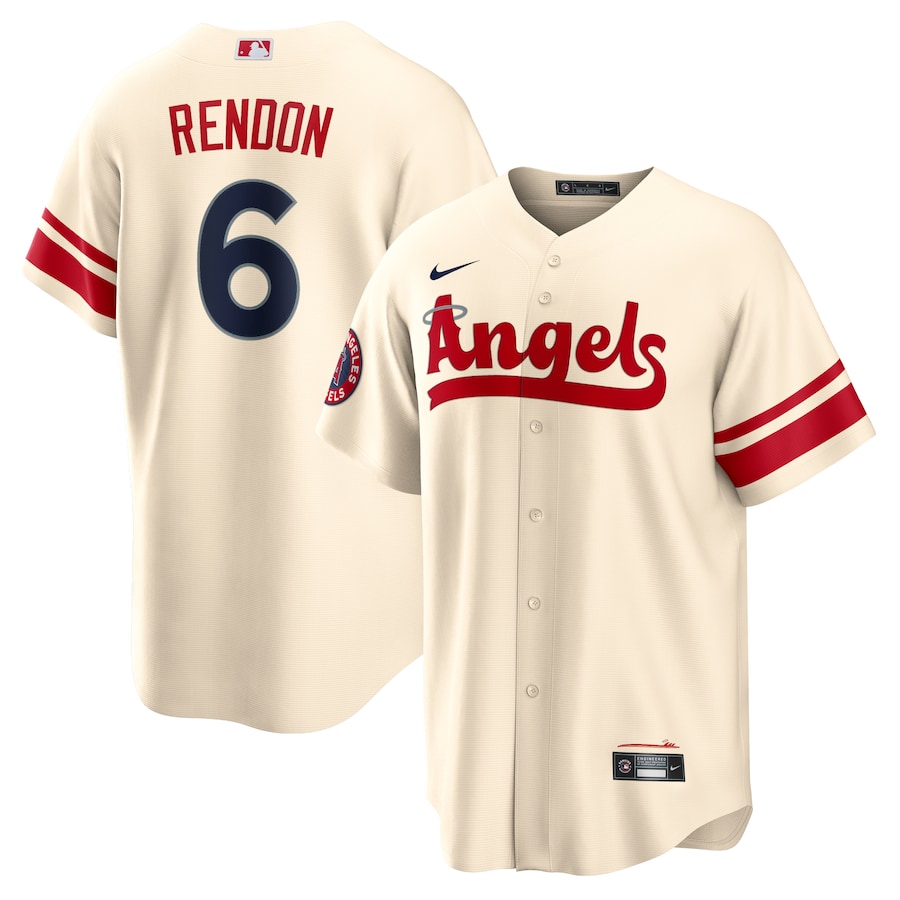 Anthony Rendon Los Angeles Angels City Connect Player Jersey Cream
